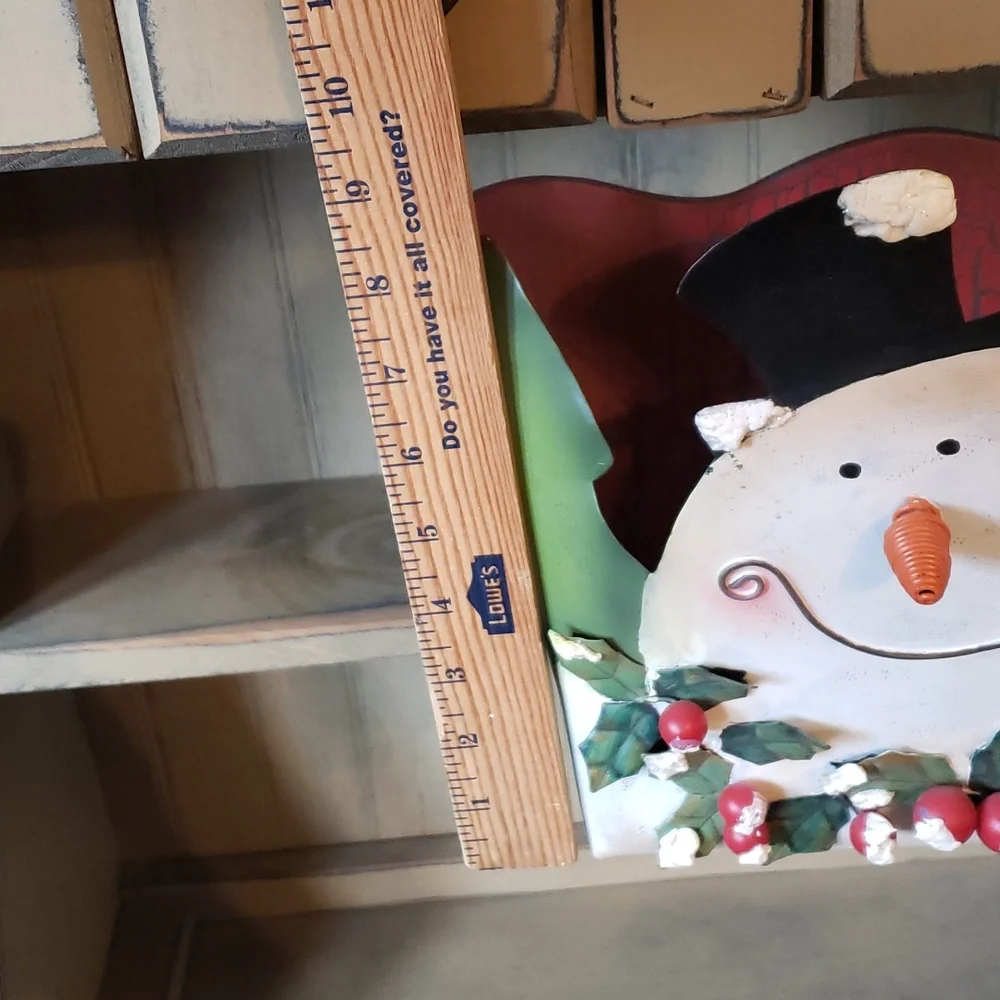 Snowman hanging card holder - Picture 4 of 6